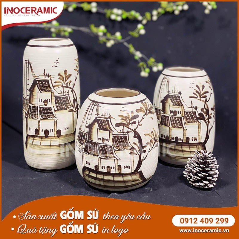 Bộ Bình Hoa Mẫu 85
