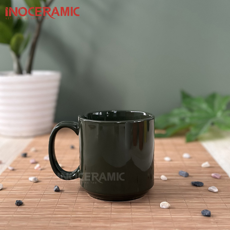 Cốc sứ Bát Tràng men bóng - LSM - N012