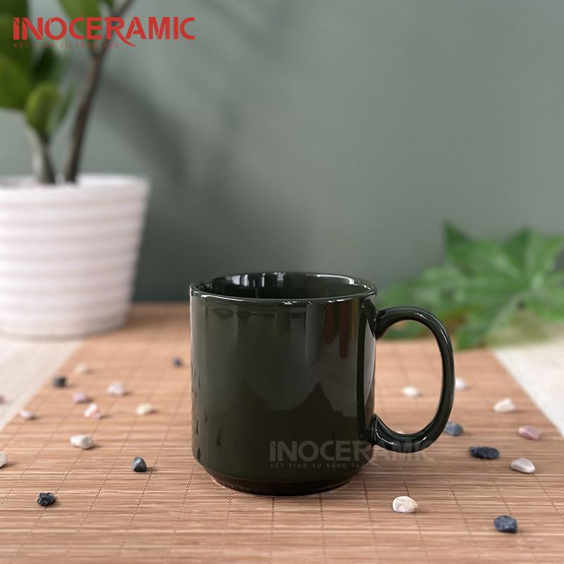 Cốc sứ Bát Tràng men bóng - LSM - N012