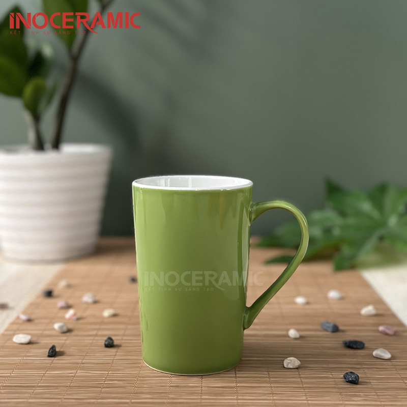 ly sứ cao cấp màu xanh bơ