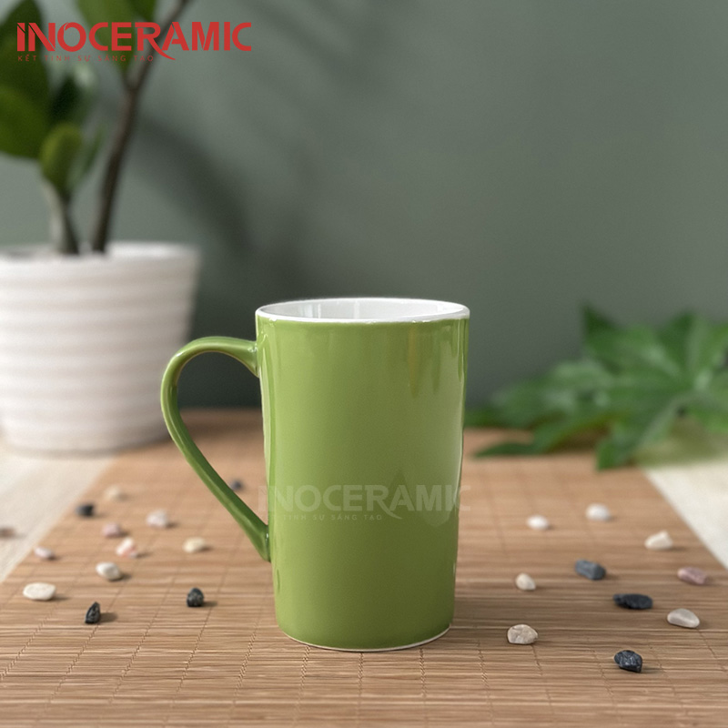 ly sứ cao cấp màu xanh bơ