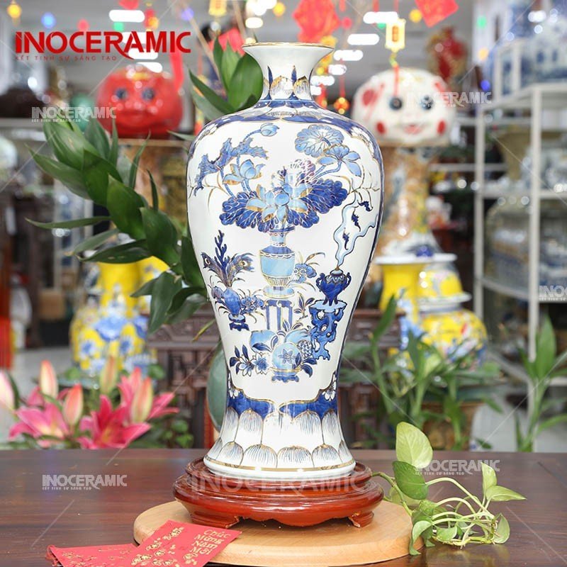 Mai Bình Vẽ Vàng Phú Quý