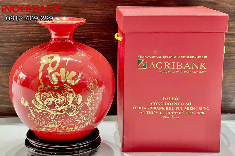 quà tặng gốm sứ in logo đẹp inoceramic cao cấp