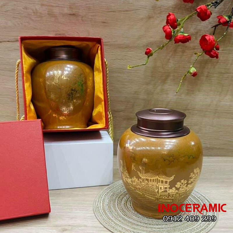 mẫu quà tặng gốm sứ in logo đẹp inoceramic
