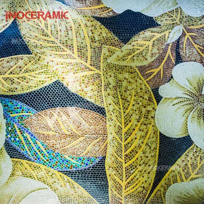 Tranh Mosaic Thu Vàng