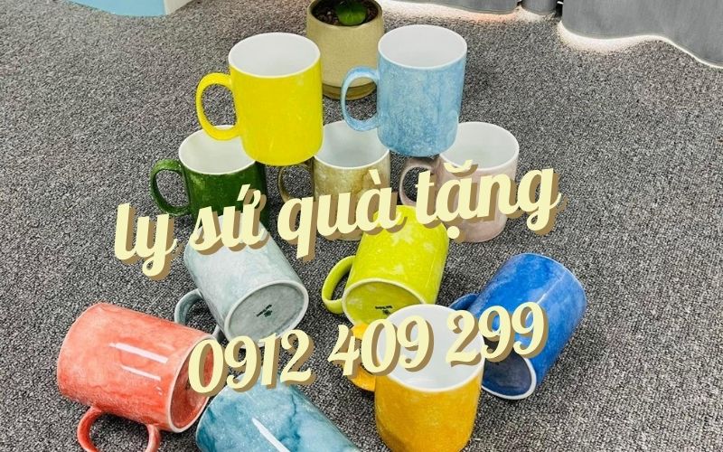 Sản xuất ly sứ cao cấp theo yêu cầu giá gốc [ 100% Bát Tràng] - anh minh hoa
