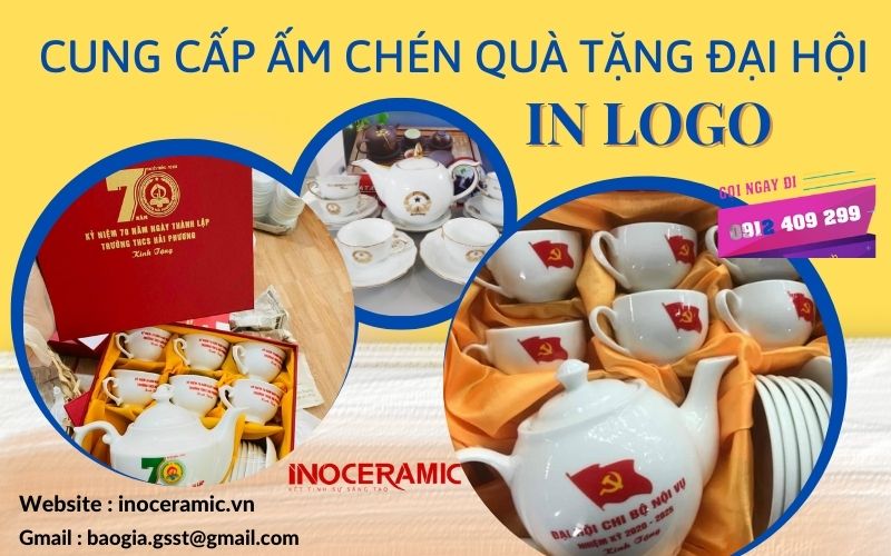 Cung cấp ấm chén làm quà tặng đại hội uy tín tại tphcm ! - anh minh hoa