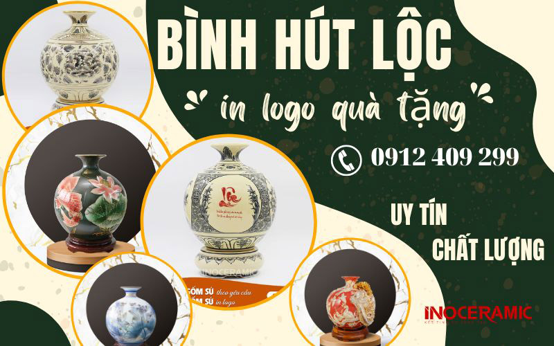 Cung cấp bình hút lộc in logo quà tặng [ĐẸP - GIÁ TỐT]