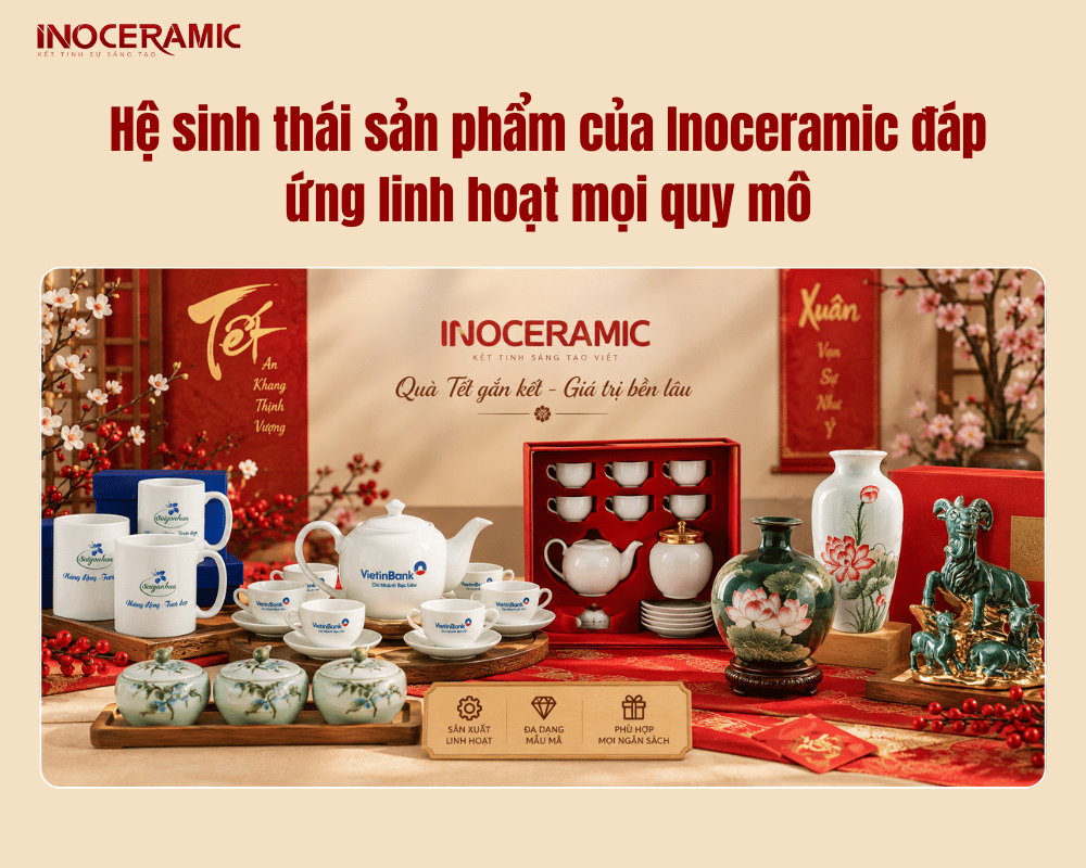 Hệ sinh thái sản phẩm của Inoceramic đáp ứng linh hoạt mọi quy mô