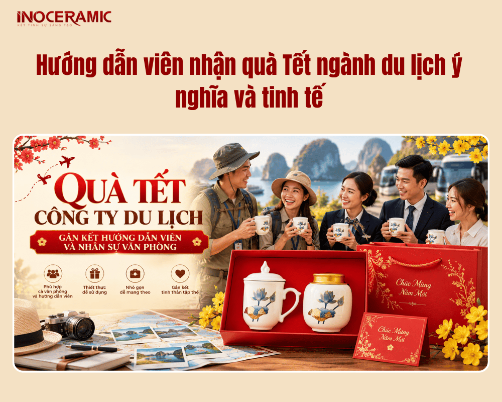 Hướng dẫn viên nhận quà Tết ngành du lịch ý nghĩa và tinh tế