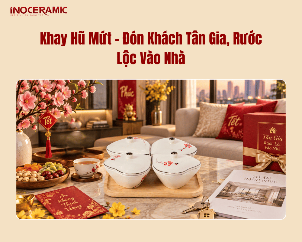 Khay Hũ Mứt – Đón Khách Tân Gia, Rước Lộc Vào Nhà