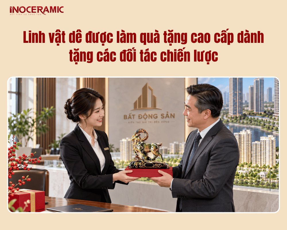 Linh vật dê được làm quà tặng cao cấp dành tặng các đối tác chiến lược Linh vật dê được làm quà tặng cao cấp dành tặng các đối tác chiến lược