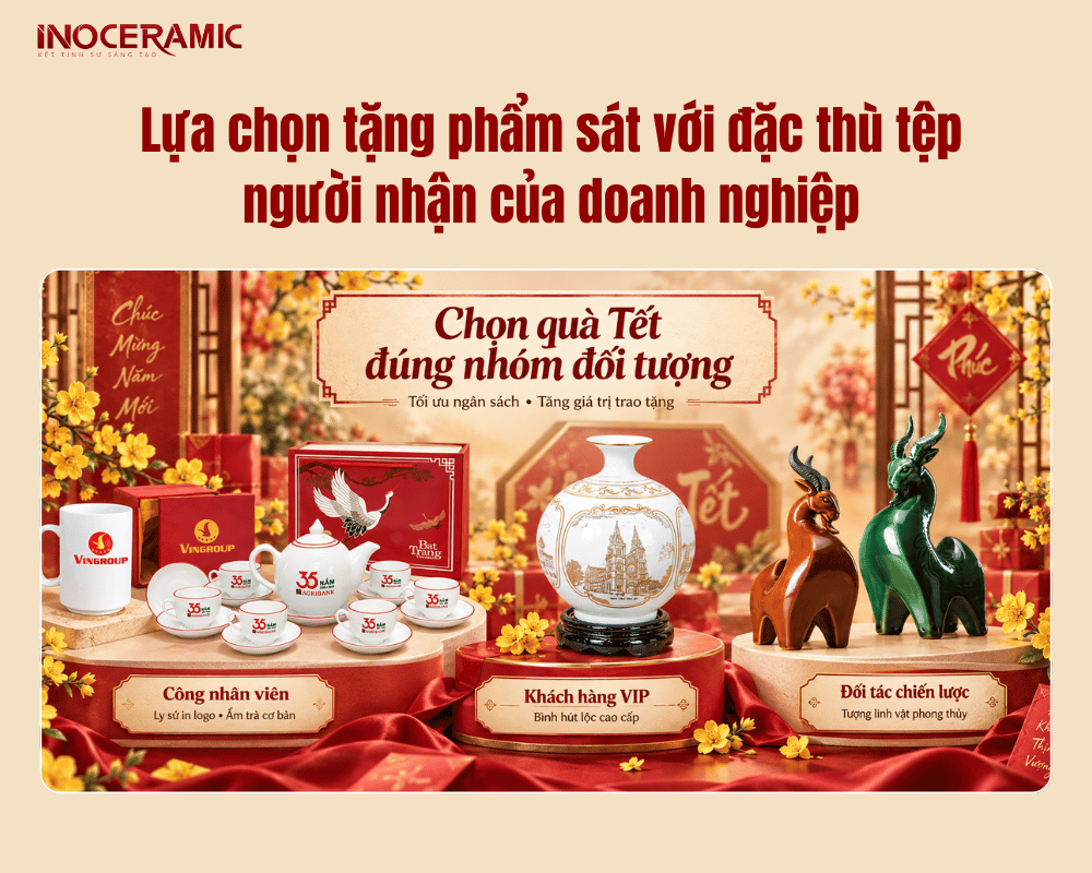 Lựa chọn tặng phẩm sát với đặc thù tệp người nhận của doanh nghiệp