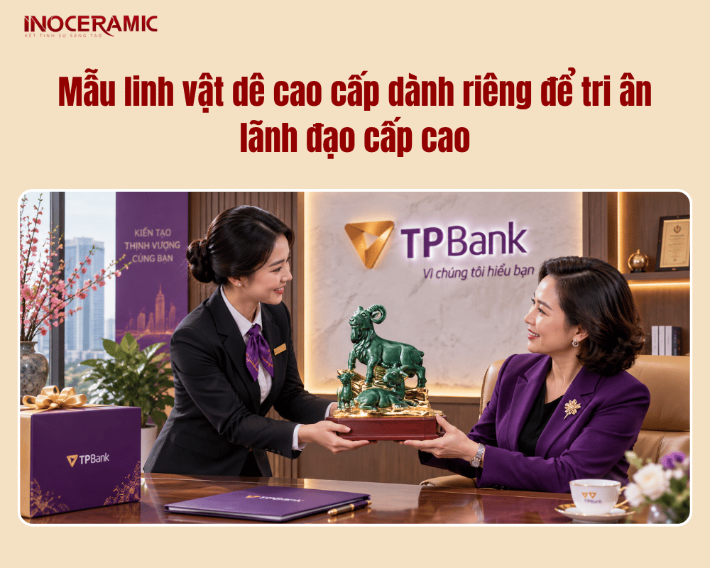 Mẫu linh vật dê cao cấp dành riêng để tri ân lãnh đạo cấp cao Mẫu linh vật dê cao cấp dành riêng để tri ân lãnh đạo cấp cao