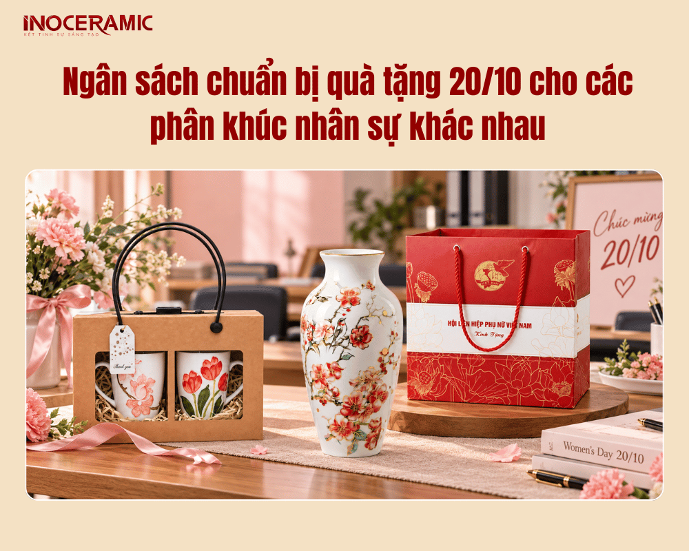 Ngân sách chuẩn bị quà tặng 20/10 cho các phân khúc nhân sự khác nhau