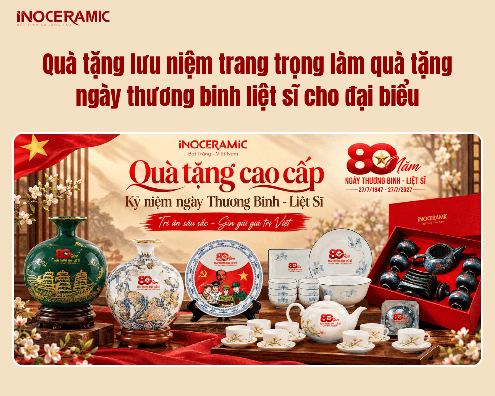Quà tặng lưu niệm trang trọng làm quà tặng ngày thương binh liệt sĩ cho đại biểu