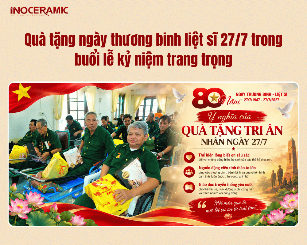 Quà tặng ngày thương binh liệt sĩ 27/7 trong buổi lễ kỷ niệm trang trọng