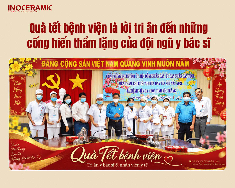 Quà tết bệnh viện là lời tri ân đến những cống hiến thầm lặng của đội ngũ y bác sĩ