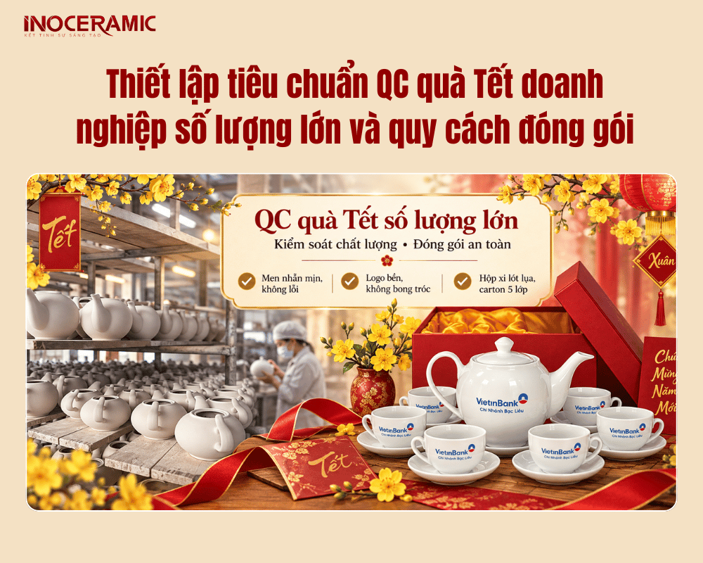 Thiết lập tiêu chuẩn QC quà Tết doanh nghiệp số lượng lớn và quy cách đóng gói