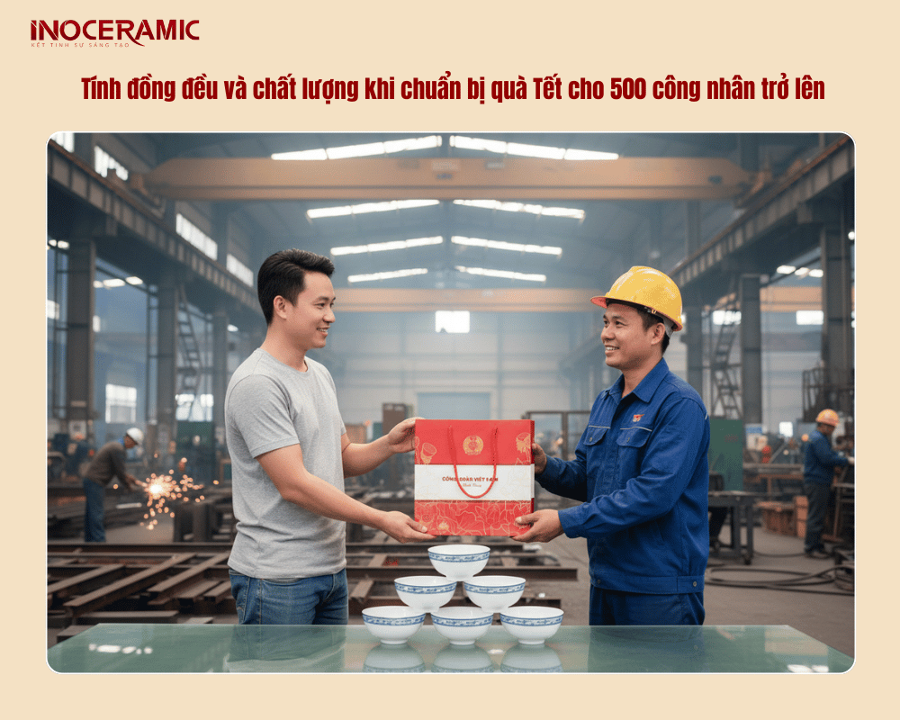 Quà Tết cho công nhân số lượng lớn: 9 gợi ý phù hợp nhà máy, khu công nghiệp - anh minh hoa