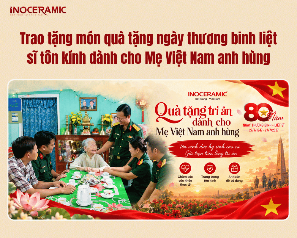 Trao tặng món quà tặng ngày thương binh liệt sĩ tôn kính dành cho Mẹ Việt Nam anh hùng