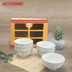 Bộ 6 Chén Hoa Dây