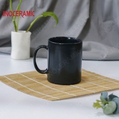 Ly Trụ Quai C Men Bóng Đen