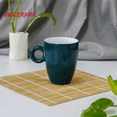 Ly Sứ Bầu Quai Nhỏ Men Màu (1)