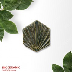 Gạch mosaic ngọc trai xanh