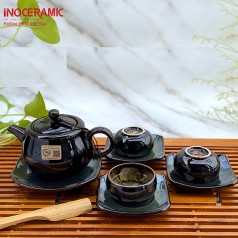 Bộ Trà Quai Sứ 2 Màu