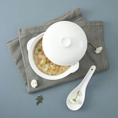 Bát Hai Tai Có Nắp Long Phương