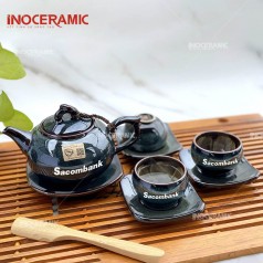 Ấm chén In Logo Sacombank
