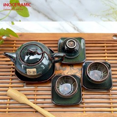 Bộ Trà Quả Hồng Ghi
