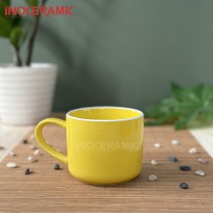Ly sứ cao cấp màu vàng - LSM-N021