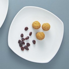 Đĩa Vuông Bầu Trắng Long Phương