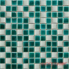 Gạch Mosaic Trời Xanh Mây Trắng