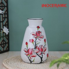 Lọ Hoa Vẽ Cẩm Chướng H25