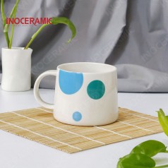 Ly Quai To In Decal Chấm Bi