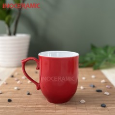 Ly sứ bầu màu đỏ - LSM - N024
