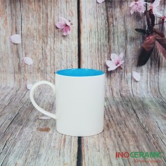 Cốc Sứ Trắng Có Quai