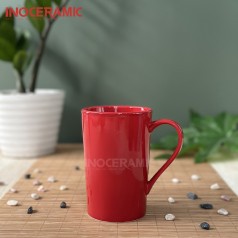 Ly trụ vát màu đỏ xinh - LSM - N010