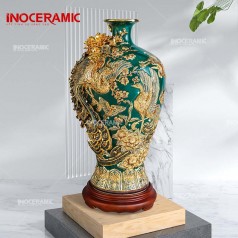 Mai Bình Phú Quý Mãn Đường Đắp Nổi